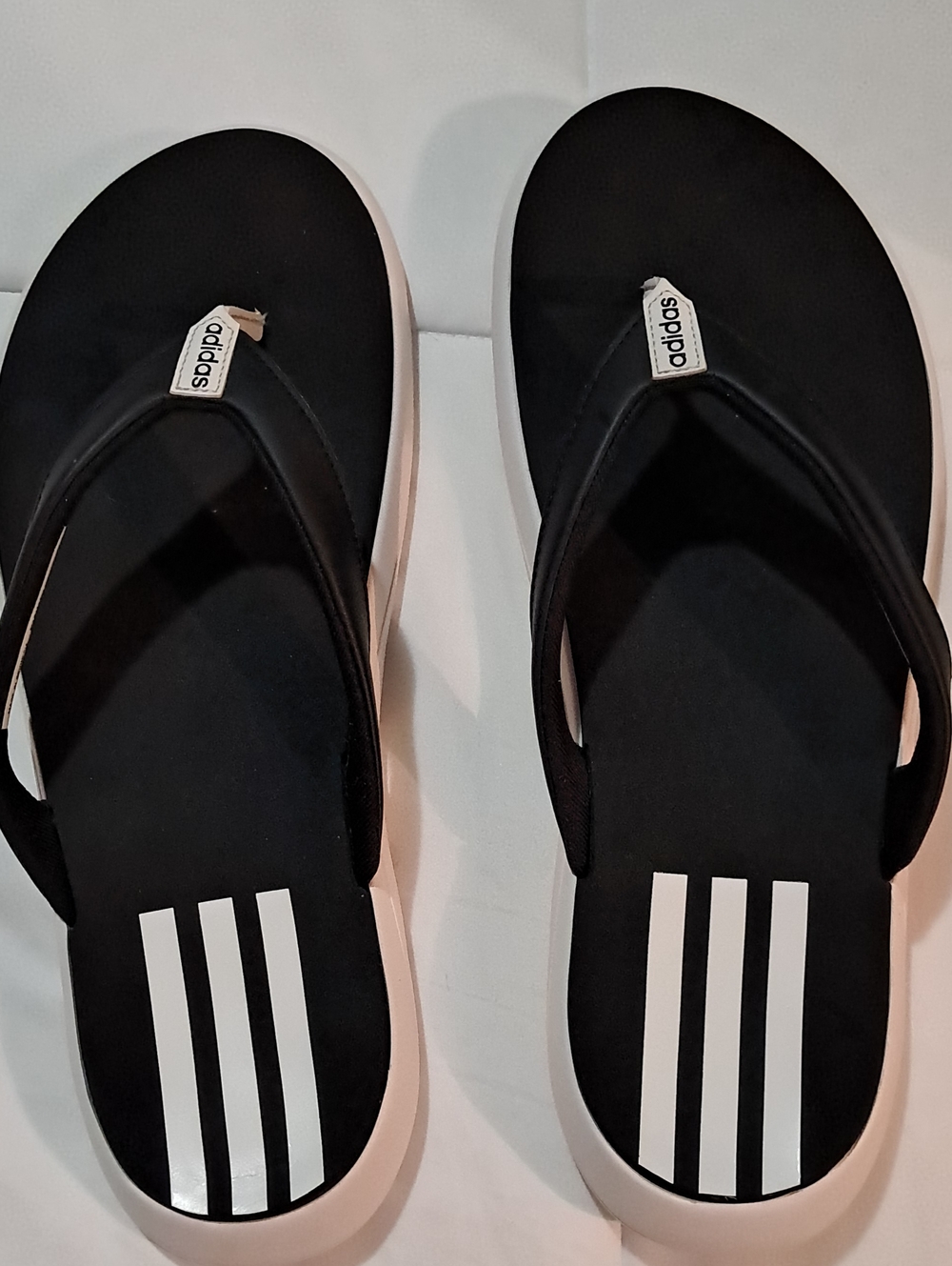 adidas Black and White Women’s Flip Flop Sandals